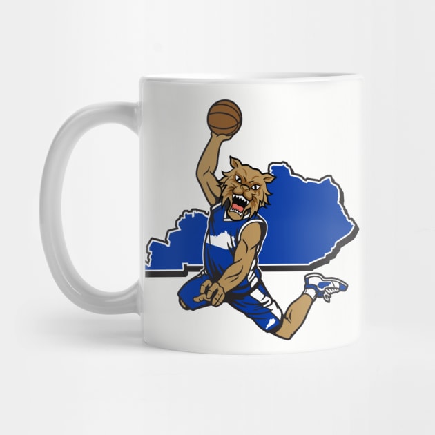 Kentucky Dunking Basketball Cat by KentuckyYall